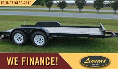 com for a Custom Quote Included Features: (Pictured <b>trailers</b> may be shown with optional features) - 5'x8' Bed with 2in. . Leonard trailers near me